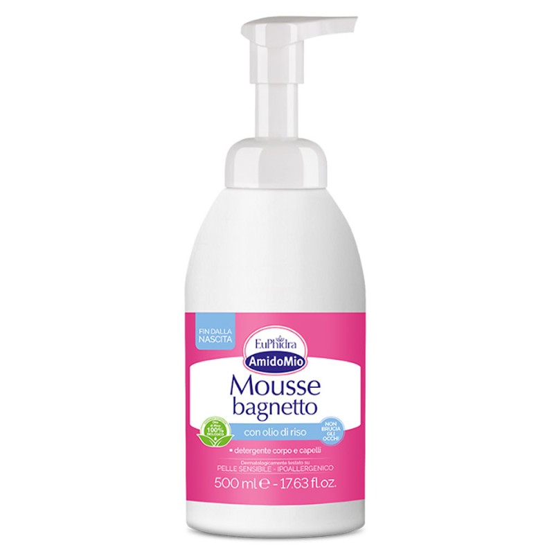 EuPhidra
AmidoMio
mousse bagnetto
con olio di riso
