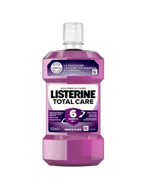 Listerine
Total Care
Collutorio al fluoro
6 benefici in 1
menta pura