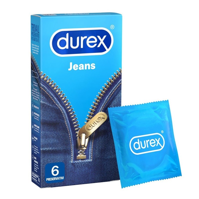 Durex
jeans
Easy-on
Profilattici
Astuccio da 6 pezzi