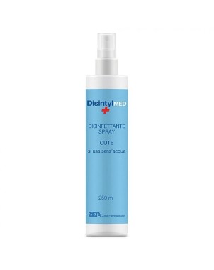 Disintyl med
disinfettante spray cute
si usa senz'acqua
flacone spray da 250 ml