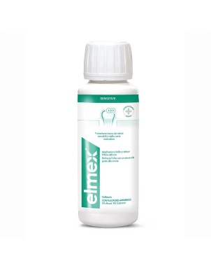 elmex Sensitive Collutorio con fluoruro amminico
protezione extra dai denti sensibili e dalla carie radicolare
