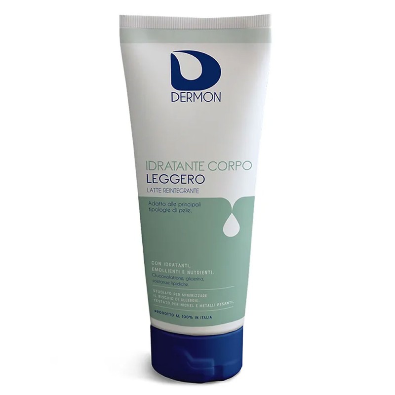 Dermon
Idratante Corpo Leggero
latte reintegrante
adatto alle principali tipologie di pelle