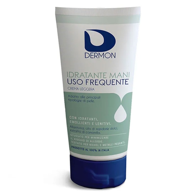 Dermon
Idratante Mani uso frequente
crema leggera
adatto alle principali tipologie di pelle