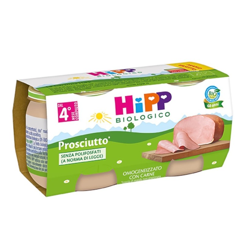 Hipp
Biologico
Omogeneizzato
Prosciutto
4 mesi+