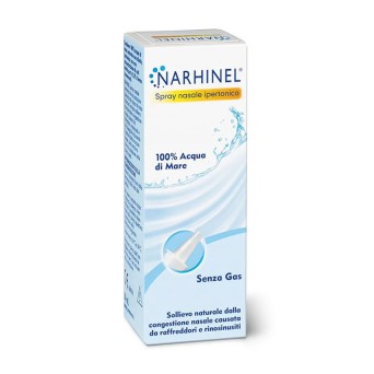Narhinel
spray nasale ipertonico
100% acqua di mare
senza gas