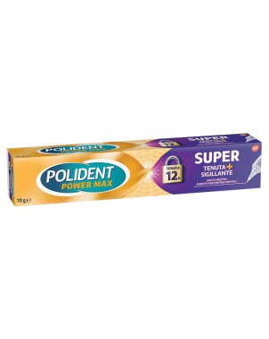 Polident
Power Max
super tenuta + sigillante
adesivo per protesi dentale
tenuta 12h