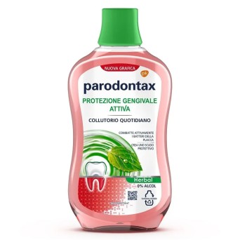 Parodontax
Herbal
Protezione Gengivale Attiva
Collutorio quotidiano