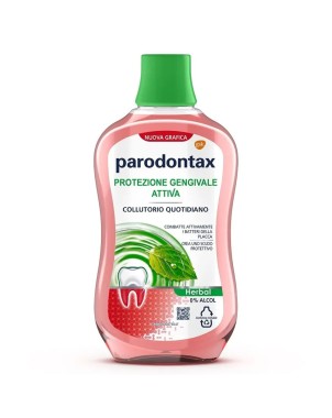 Parodontax
Herbal
Protezione Gengivale Attiva
Collutorio quotidiano