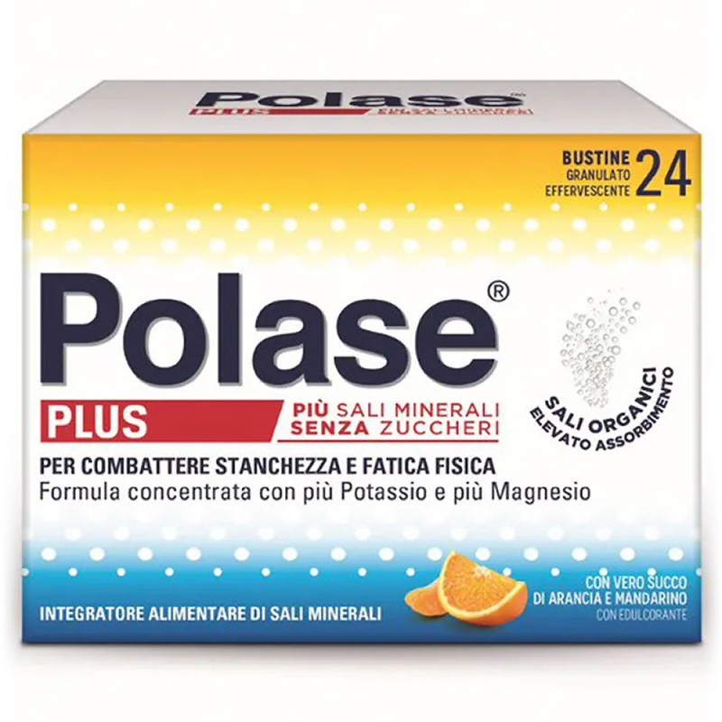 Polase
Plus
più sali minerali senza zuccheri
per combattere stanchezza e fatica fisica