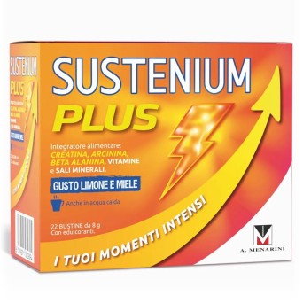 Sustenium
Plus
Integratore alimentare creatina, arginina, beta alanina, vitamine e sali minerali
