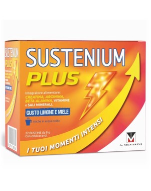 Sustenium
Plus
Integratore alimentare creatina, arginina, beta alanina, vitamine e sali minerali