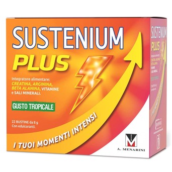 Sustenium
Plus
Integratore alimentare di creatina, arginina, beta alanina, vitamine e sali minerali
i tuoi momenti intensi