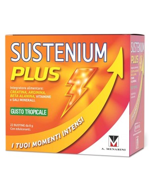 Sustenium
Plus
Integratore alimentare di creatina, arginina, beta alanina, vitamine e sali minerali
i tuoi momenti intensi