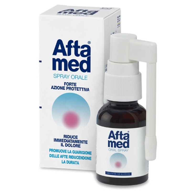 Aftamed spray orale 20 ml promuove la guarigione delle afte riducendone la durata