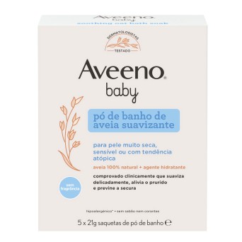 Aveeno baby bain apaisant à l'avoine 5x21 g