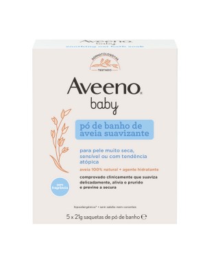 Aveeno
baby
bagno lenitivo all'avena
confezione 5x21 g