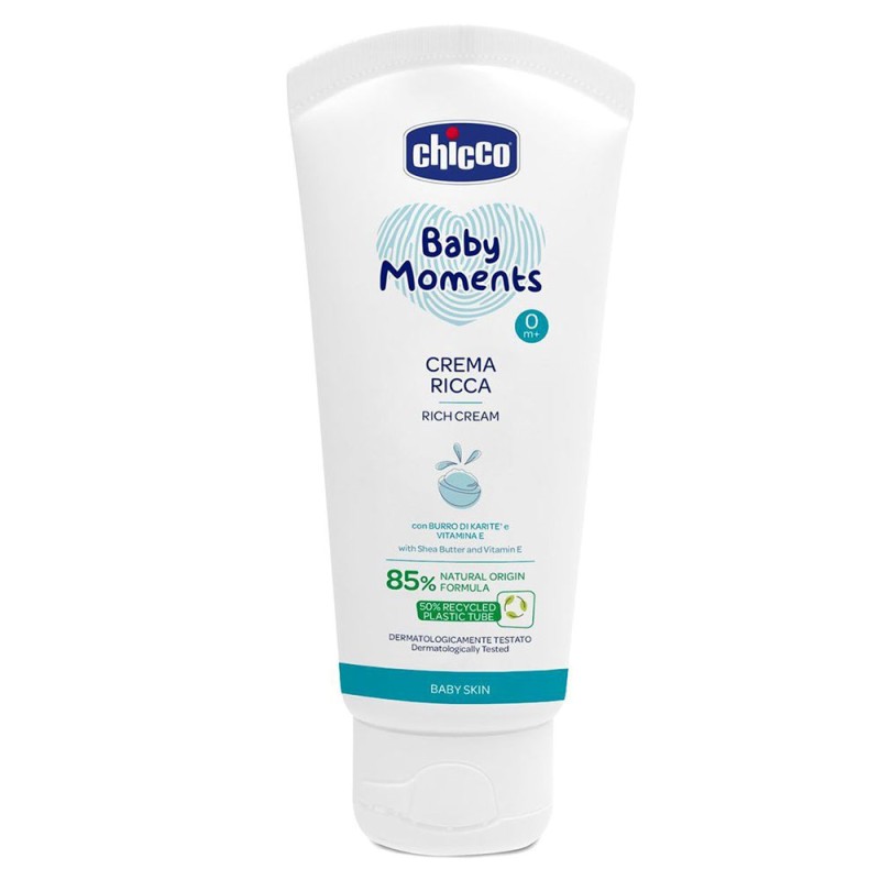 Chicco
baby moments
crema ricca
con burro di karité e vitamina E