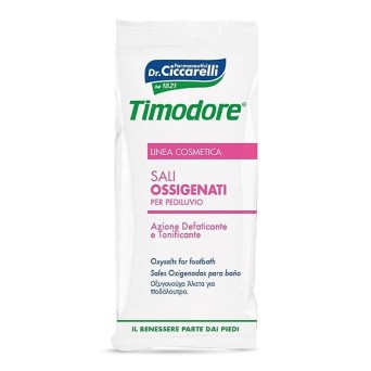 Timodore
Sali Ossigenati
per pediluvio
azione defaticante e tonificante
confezione da 400 g