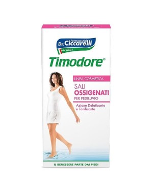 Timodore
Sali Ossigenati
per pediluvio
azione defaticante e tonificante
confezione da 400 g