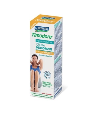 Timodore
Crema Deodorante
profumazione zenzero
azione antisudore
lunga durata 48