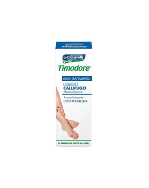 Timodore callifugo liquido con pennello 12 ml azione estirpante per i il benessere dei tuoi piedi