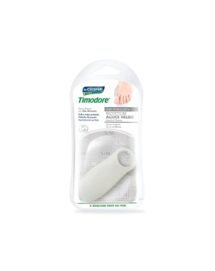 Timodore
Protettore Alluce Valgo
azione protettiva, sicura ed efficace
gel di silicone con olio minerale
