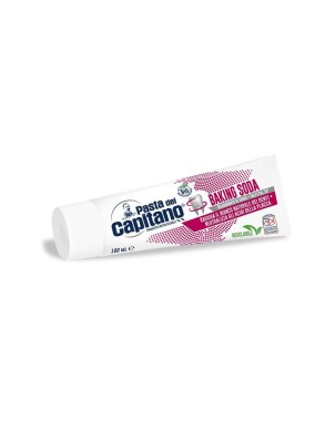 Pasta del Capitano
Baking Soda
dentifricio
Ravviva il bianco naturale dei denti, neutralizza gli acidi della placca