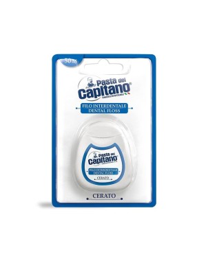 Pasta del Capitano
filo interdentale
cerato
formato 50 m