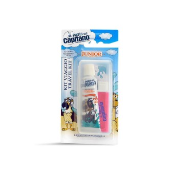 Pasta del Capitano
Junior
Kit viaggio
dentifricio & spazzolino
+6 anni