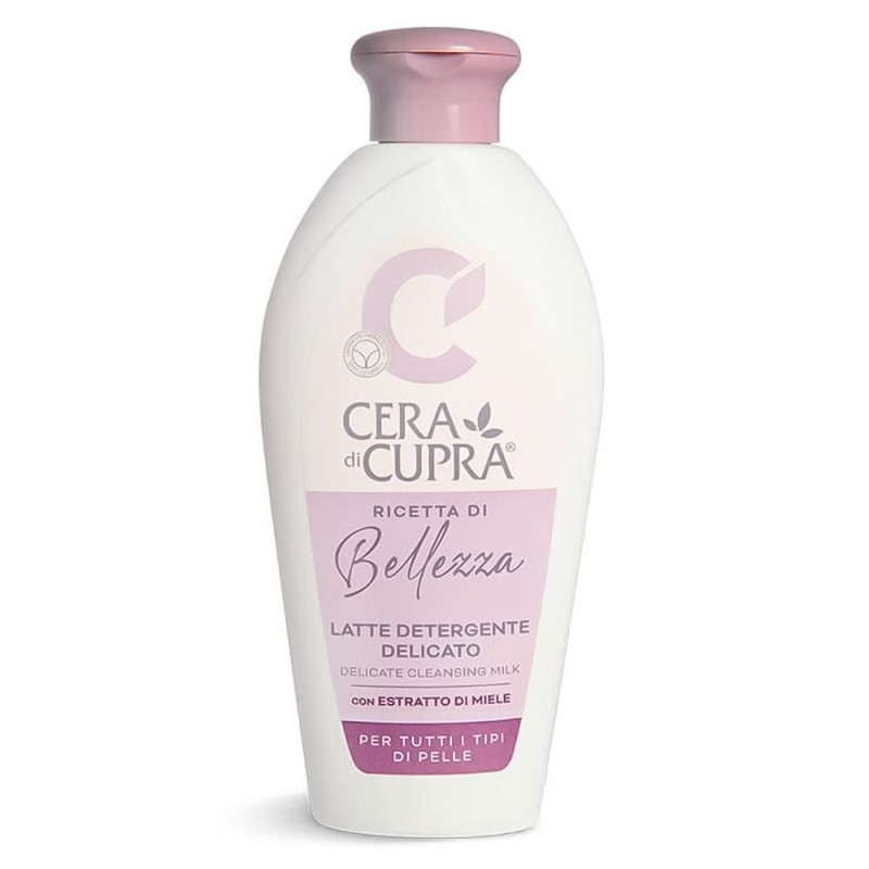 Cera di Cupra
Ricetta di Bellezza
latte detergente delicato
con estratto di miele
per tutti i tipi di pelle