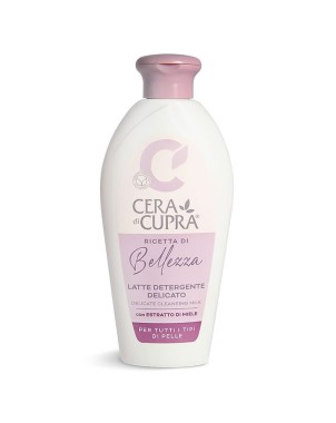 Cera di Cupra
Ricetta di Bellezza
latte detergente delicato
con estratto di miele
per tutti i tipi di pelle