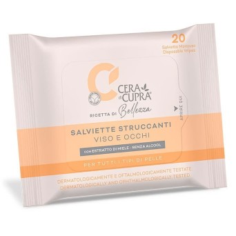 Cera di Cupra make-up remover wipes 20 pieces