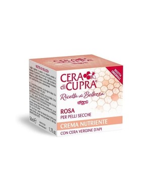 Cera di Cupra
Ricetta di bellezza
Rosa
crema nutriente
per pelli secche
con cera vergine d'api