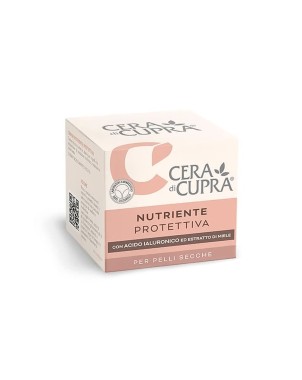 Cera di Cupra
Nutriente Protettiva
con acido ialuronico ed estratto di miele
per pelli secche
vasetto da 50 ml