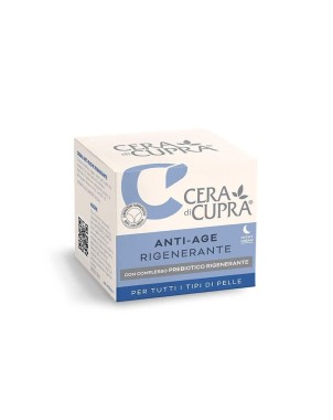 Cera di Cupra
Anti-Age rigenerante
Night Cream
con complesso prebiotico rigenerante
per tutti i tipi di pelle