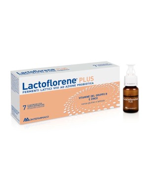 Lactoflorene Plus
fermenti lattici vivi ad azione probiotico
vitamine del gruppo B e Zinco
senza glucosio, senza lattosio