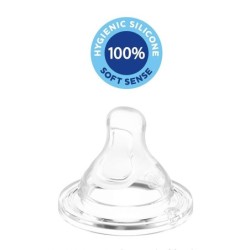 Chicco Tettarella per biberon anti-colica silicone con 3 fori