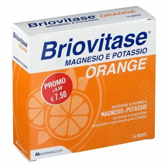 Briovitase
Magnesio e Potassio
Orange
con estratto di arancia rossa
senza glutine | naturalmente privo di lattosio
