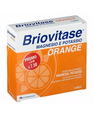Briovitase
Magnesio e Potassio
Orange
con estratto di arancia rossa
senza glutine | naturalmente privo di lattosio