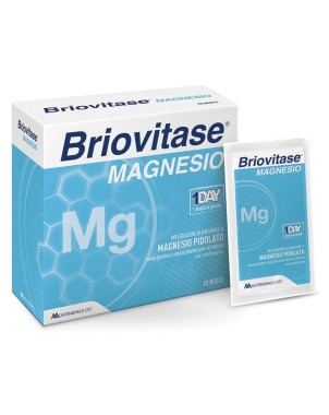 Briovitase
Magnesio
Integratore alimentare di magnesio pidolato
1 busta al giorno