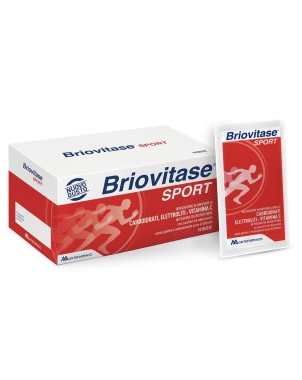 Briovitase Sport 10 buste Integratore alimentare di carboidrati, elettroliti e vitamina C