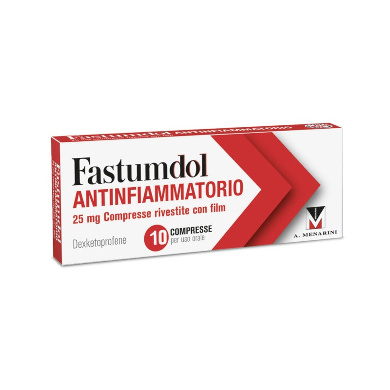 Fastumdol
Antinfiammatorio
25 mg compresse rivestite con film
dexketoprofene
per uso orale