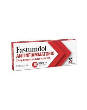Fastumdol
Antinfiammatorio
25 mg compresse rivestite con film
dexketoprofene
per uso orale