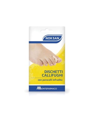 NOK SAN
dischetti callifughi
con paracalli infradito
confezione da 6 pezzi