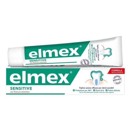 Elmex
Sensitive
dentifricio con fluoruro amminico
per denti sensibili