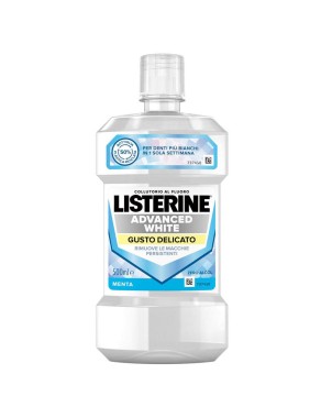 Listerine
advanced white
collutorio al fluoro
rimuove la macchie persistenti