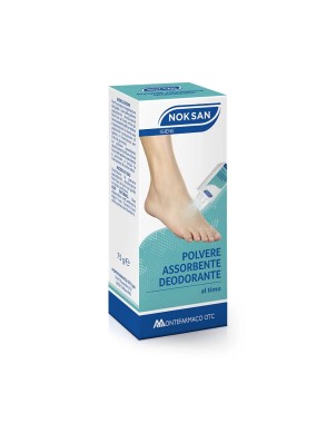 NOK SAN
polvere assorbente deodorante
al timo
barattolo da 75 g