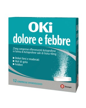 OKi
dolore e febbre
25 mg compresse effervescenti ketoprofene