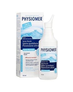 Physiomer
getto normale
100% siero di mare
spray nasale
igiene quotidiana, prevenzione attiva