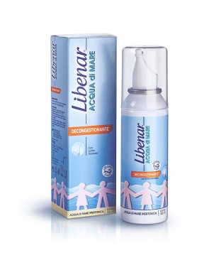 Libenar
acqua di mare
decongestionante
ipertonica
con punta morbida
flacone spray da 100 ml